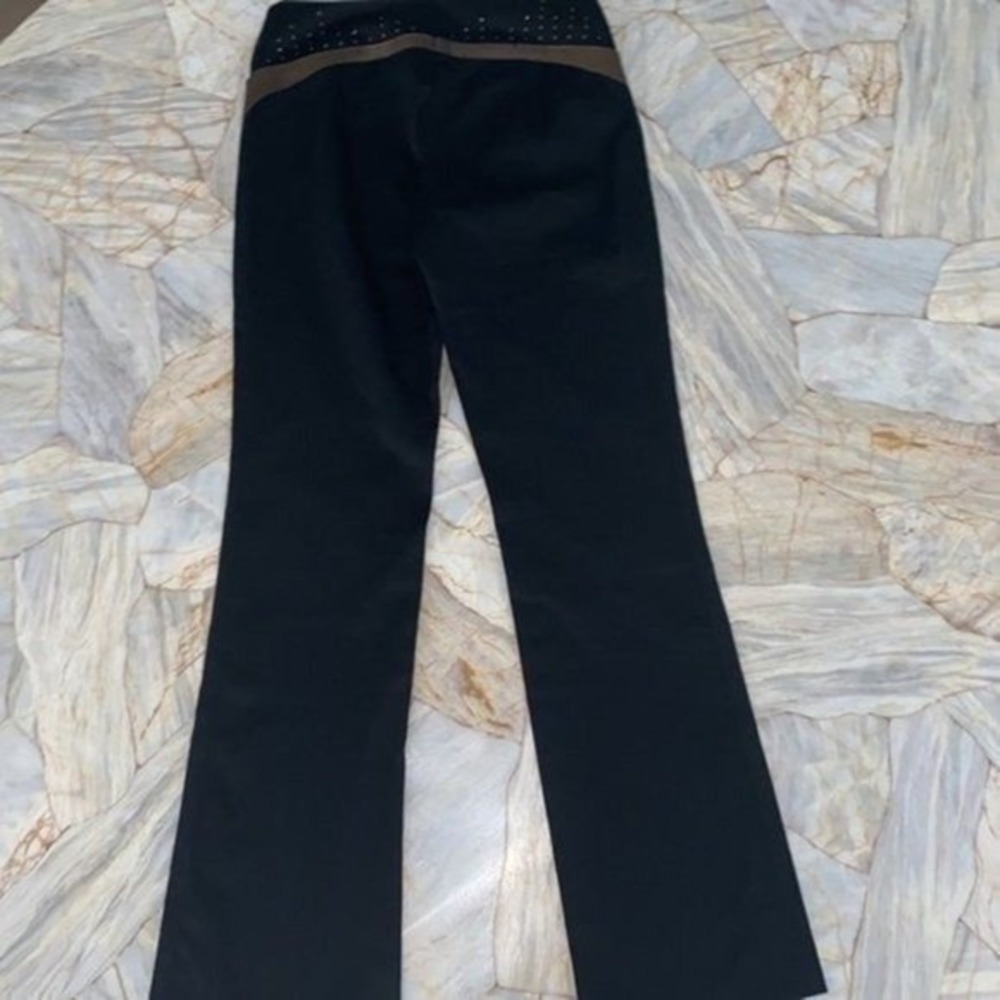 EXPRESS Mid Rise Dress Pants Black 1/2 - Picture 3 of 11